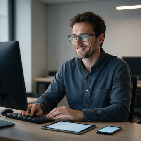 Verres de bureau ou dégressifs, nos conseils pour un confort devant l’écran.